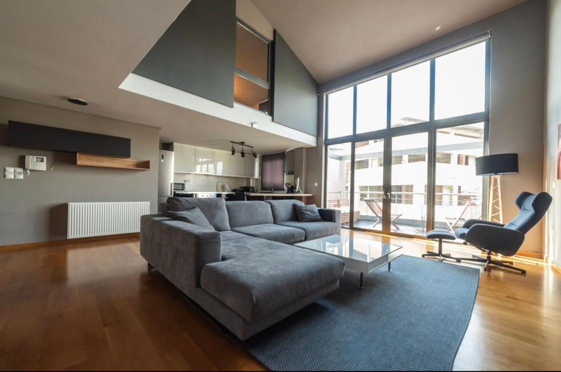 Minimal Brand New Loft Next To Subway Apartment Athens Luaran gambar