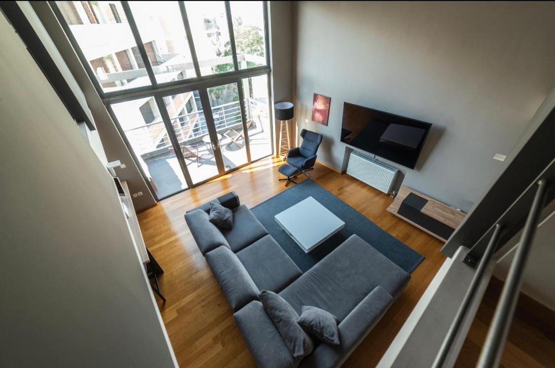 Minimal Brand New Loft Next To Subway Apartment Athens Luaran gambar