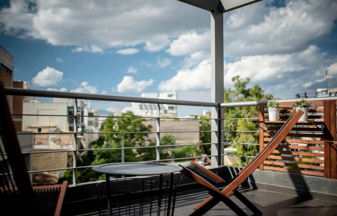 Minimal Brand New Loft Next To Subway Apartment Athens Luaran gambar